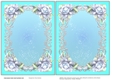 The Vintage Lady and Blue Roses - inserts
