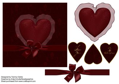 Valentine's Day Card Topper
