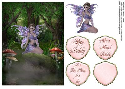 Beautiful Fairy Card Topper