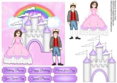 Bright and Cute Fairytale Card Topper