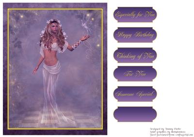 Heavenly Walk Card Topper