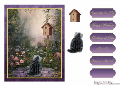 'on the Look Out' Card Topper