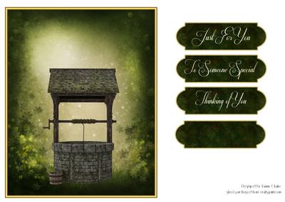 'wishing You Well' Card Topper