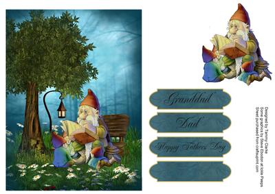 Sweet Fathers Day Card Topper