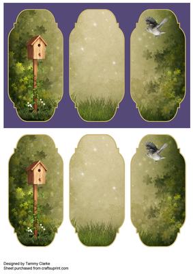 Beautiful Bird Card Topper