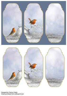 Little Robins Card Topper