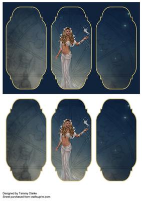 Magic Woman Card Topper 1