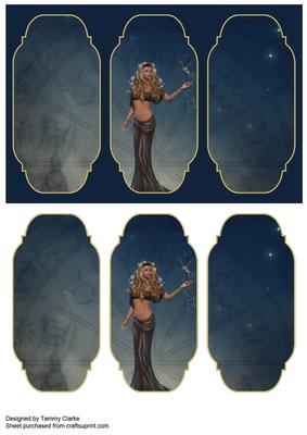 Magic Woman Card Topper 2