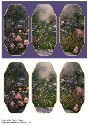 Summer Flowers Card Topper