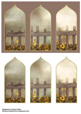 Sunflower Card Topper