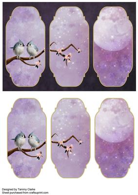 Two Birds Card Topper