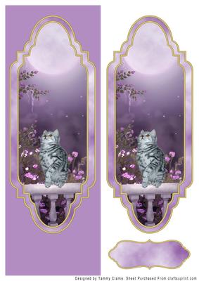 Cute Kitten Card Topper