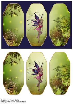 Woodland Fairy Card Topper