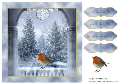Winter Friend Card Topper