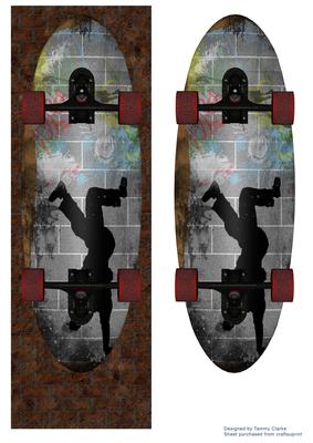 Great Skateboarding Card Topper 3