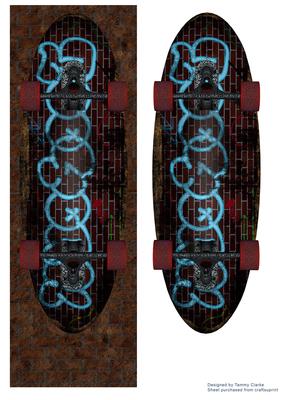 Great Skateboarding Card Topper 5