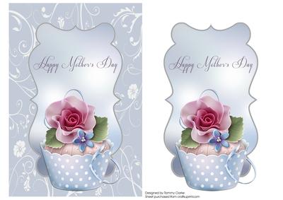 Cupcake Card Topper - Happy Mother's Day
