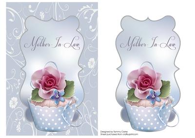 Cupcake Card Topper - Mother-in-law