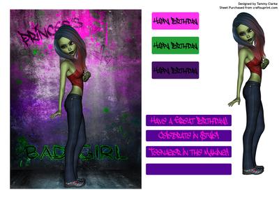 Teenager Birthday Card Topper