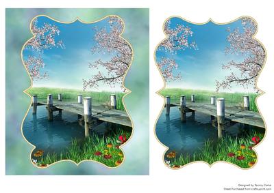 'the Joys of Spring' Card Topper