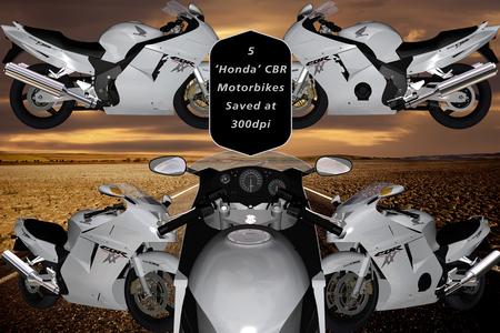 5 White Cbr Road Bikes