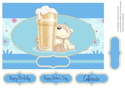 'a Drink Just for You' Card Topper