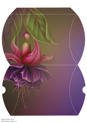 Delicate Fushia Pillow Box