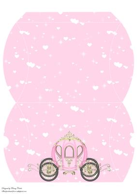 Pretty Princess Carriage Pillow Box