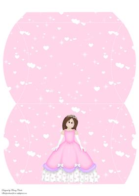 Pretty Pink Princess Pillow Box