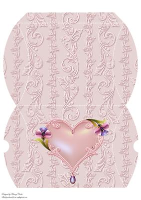 Sweet Pink Love Pillow Box
