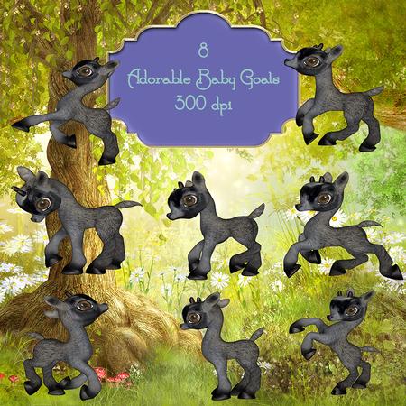 8 Adorable Baby Goats