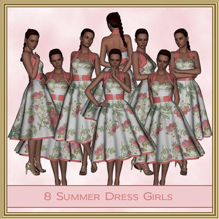 8 Summer Dress Girls