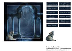 Lone Wolf Card Topper