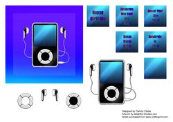 Funky Teen Mp3 or Ipod Player Topper