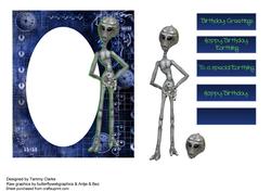 Alien Card Topper