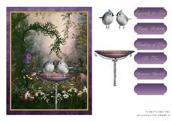 'two Friends Talking' Card Topper