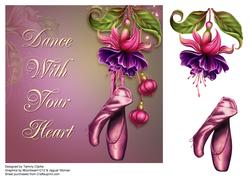 'dance with Your Heart' Card Topper