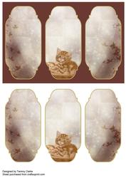 Beautiful Little Kitten Card Topper