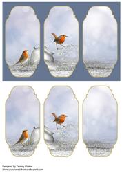 Little Robins Card Topper