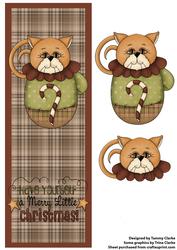 Long Cat Card Topper