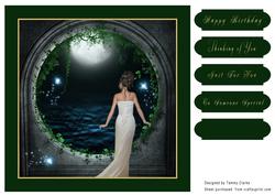 'waiting Lover' Card Topper
