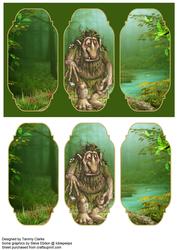 Troll Card Topper 1