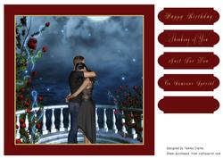 Beautiful Couple Card Topper