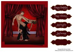 Beautiful Dancing Couple Topper 1