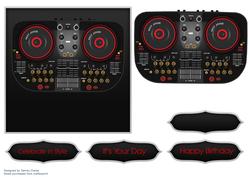 Music Mixer Deck Card Topper 4
