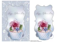 Cupcake Card Topper - Happy Mother's Day