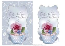 Cupcake Card Topper - Sisters by Chance
