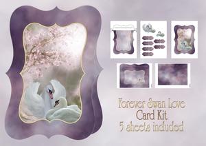 Forever Swan Love Card Kit