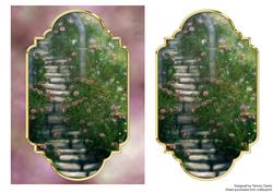 'secret Steps' Card Topper