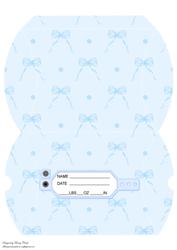 Baby Boy Name Tag Pillow Box